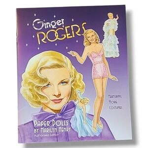 Ginger Rogers Paper Dolls Marilyn Henry 2008 Movie Costumes Uncut First Edition